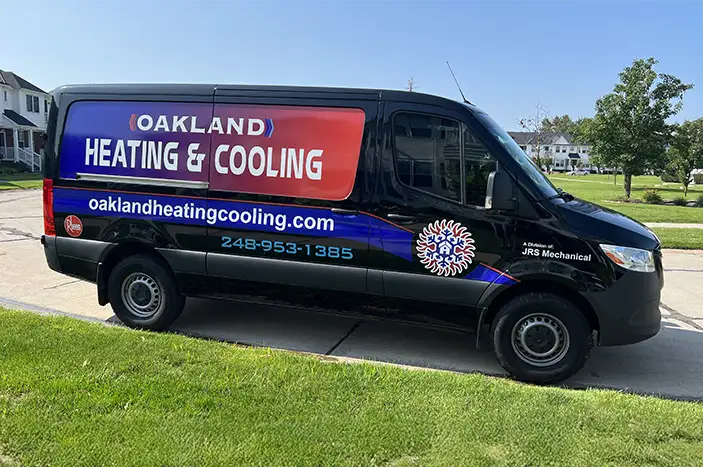 Oakland Heating & Cooling on AC install in Oakland County Michigan.